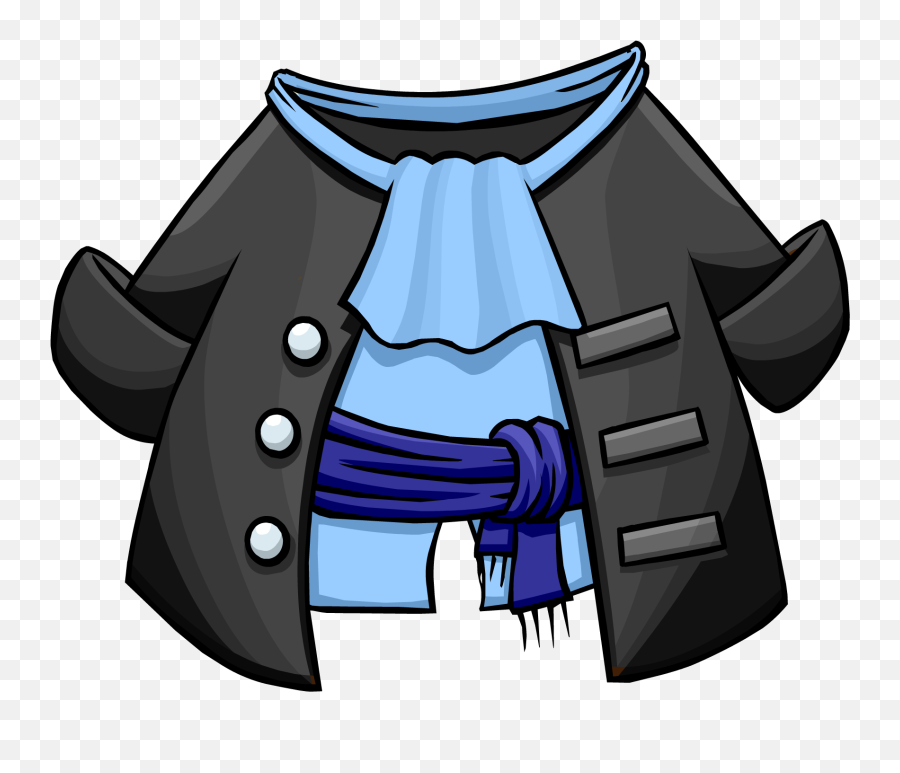 Download Gray Pirate Coat Icon - Club Penguin Para Ds Png Pirate Jacket Png,Coat Icon