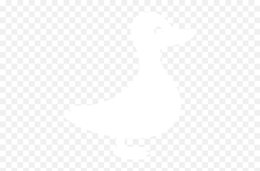 White Duck Icon - Black And White Duck Icon Png,Duck Game Icon