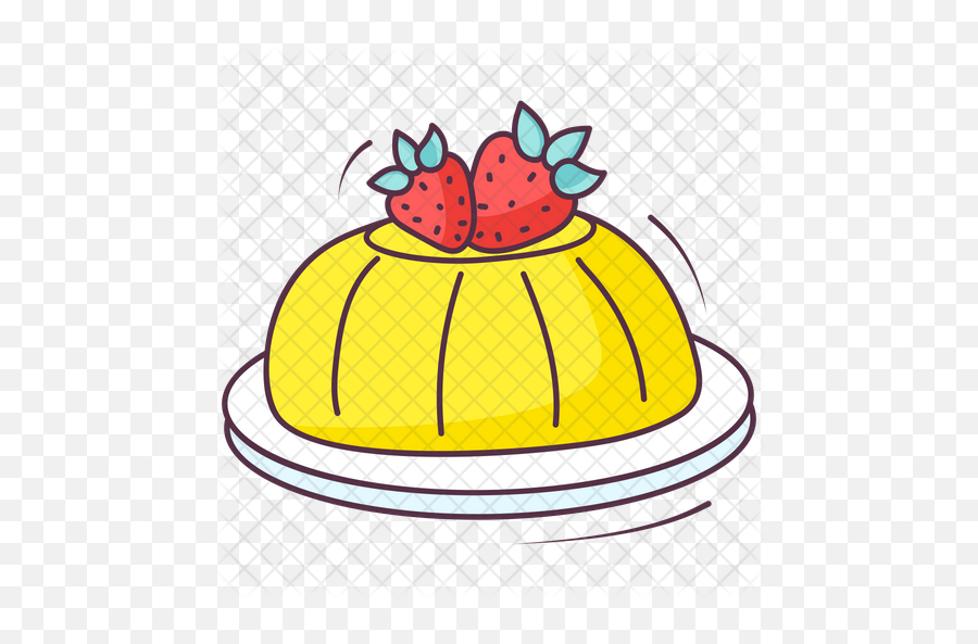 Jelly Icon Of Colored Outline Style - Clip Art Png,Jello Png