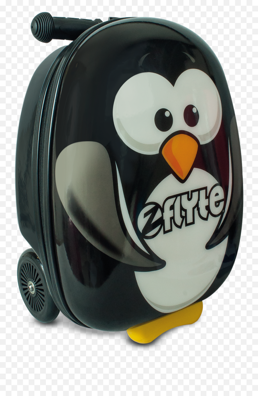 Zinc Flyte Kids Luggage Scooter 18 Carry - On Percy The Penguin Soft Png,Penguin Aim Icon