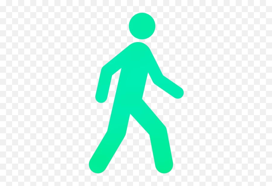 Stick Person Walking Png Cartoon Pngimagespics - Stick Man Walking,Green Person Icon