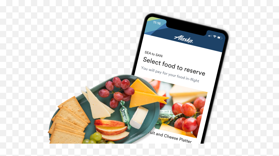 Main Cabin And Premium Class Food Drinks Alaska Airlines - Superfood Png,Icon Meals Popcorn