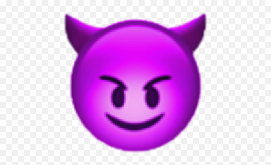 Emojisticker Fteemojis Devil Evil Emoji - Evil Full Size Devil Emoji Png,Evil Smile Icon