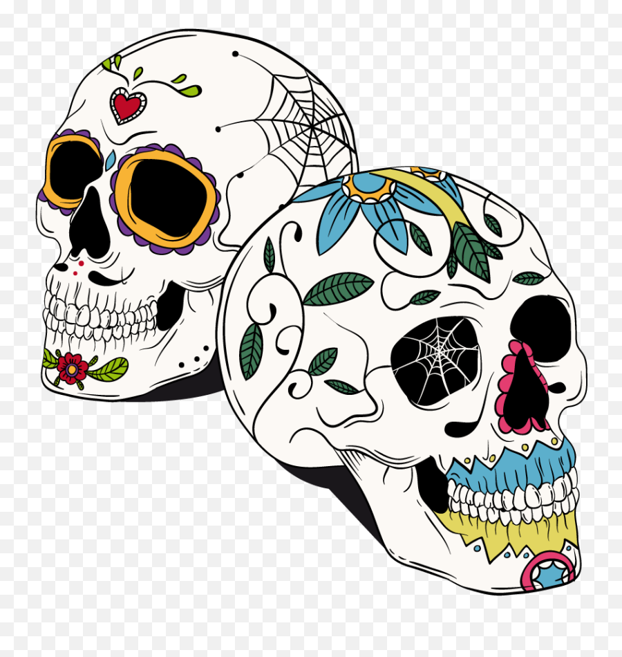 Download Free Tattoo Skull La Calavera Catrina Vector Human - Calaveras Catrina Png,Human Icon Vector