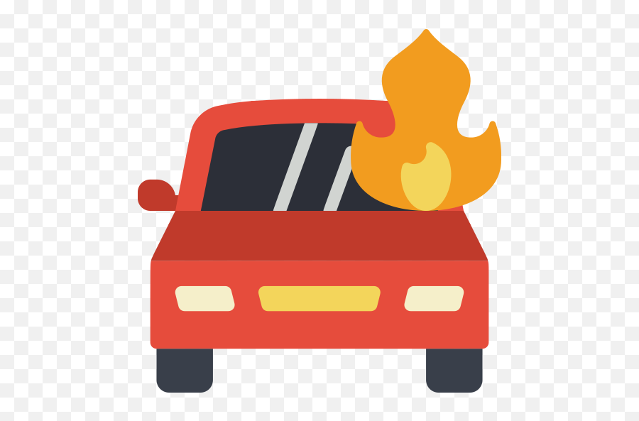 Fire - Free Transport Icons Automotive Decal Png,Fire Flat Icon