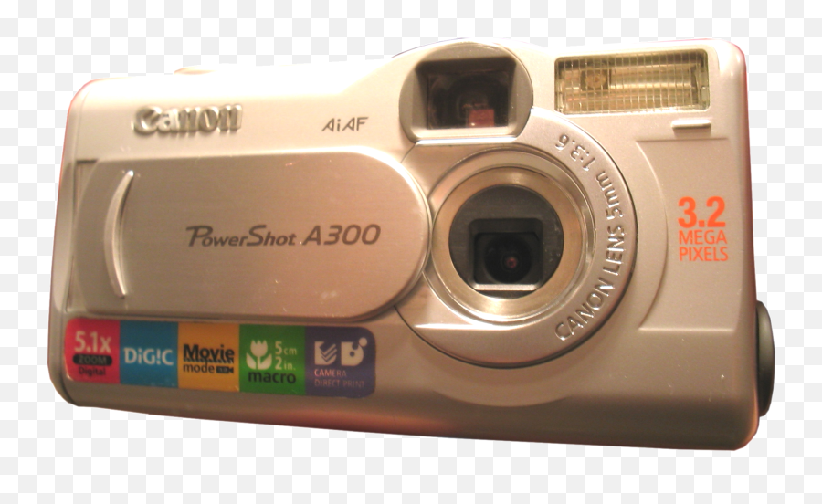 Canon Powershot A300 5mm Camera - Canon Digital Camera 2005 Png,Canon Png