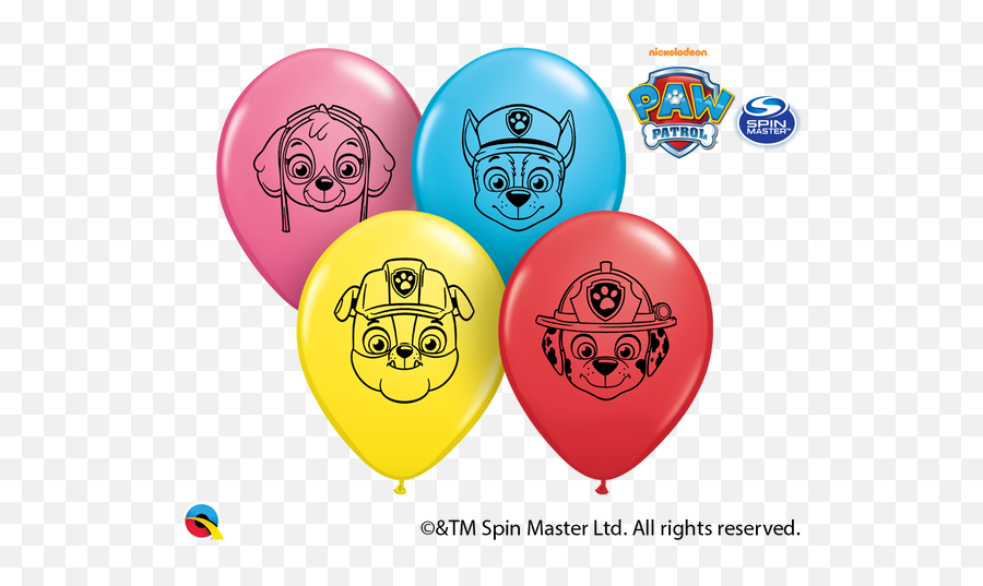 5 Disney Mickey Mouse Face Latex Balloons U2013 All American - Paw Patrol Png,Mickey Mouse Facebook Icon