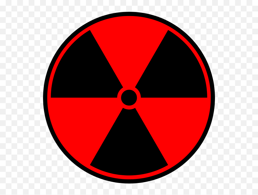 Radioactive Symbol - Clipart Best Red Radiation Symbol Png,Radioaktiv Icon