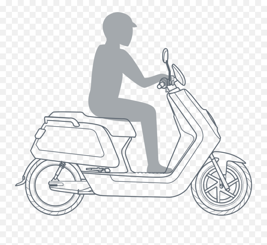 Nqi Series Design Niu Electric Scooter - Scooter Geometry Png,Scooter Icon