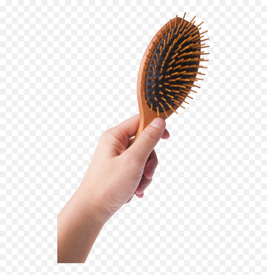Hairbrush Png - Hand Holding A Hair Brush,Hairbrush Png