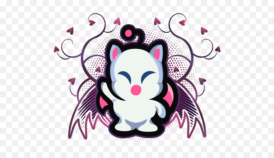 Download Moogle Tshirt Finalfantasy Final Fantasy Art - Cartoon Png,Moogle Png