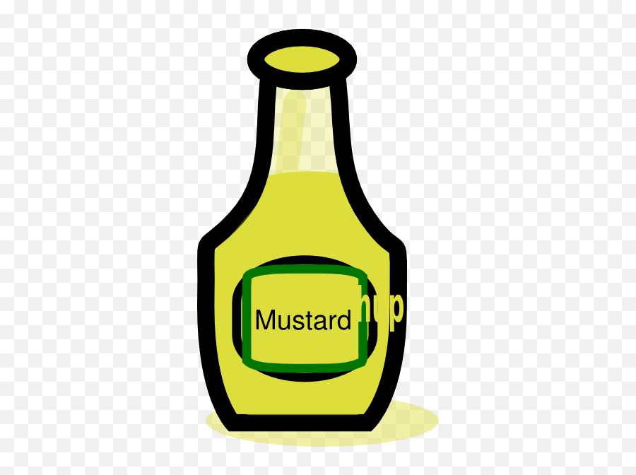 Library Of Bottle Mustard Image Black And White Download - Clip Art Png,Ketchup Bottle Png