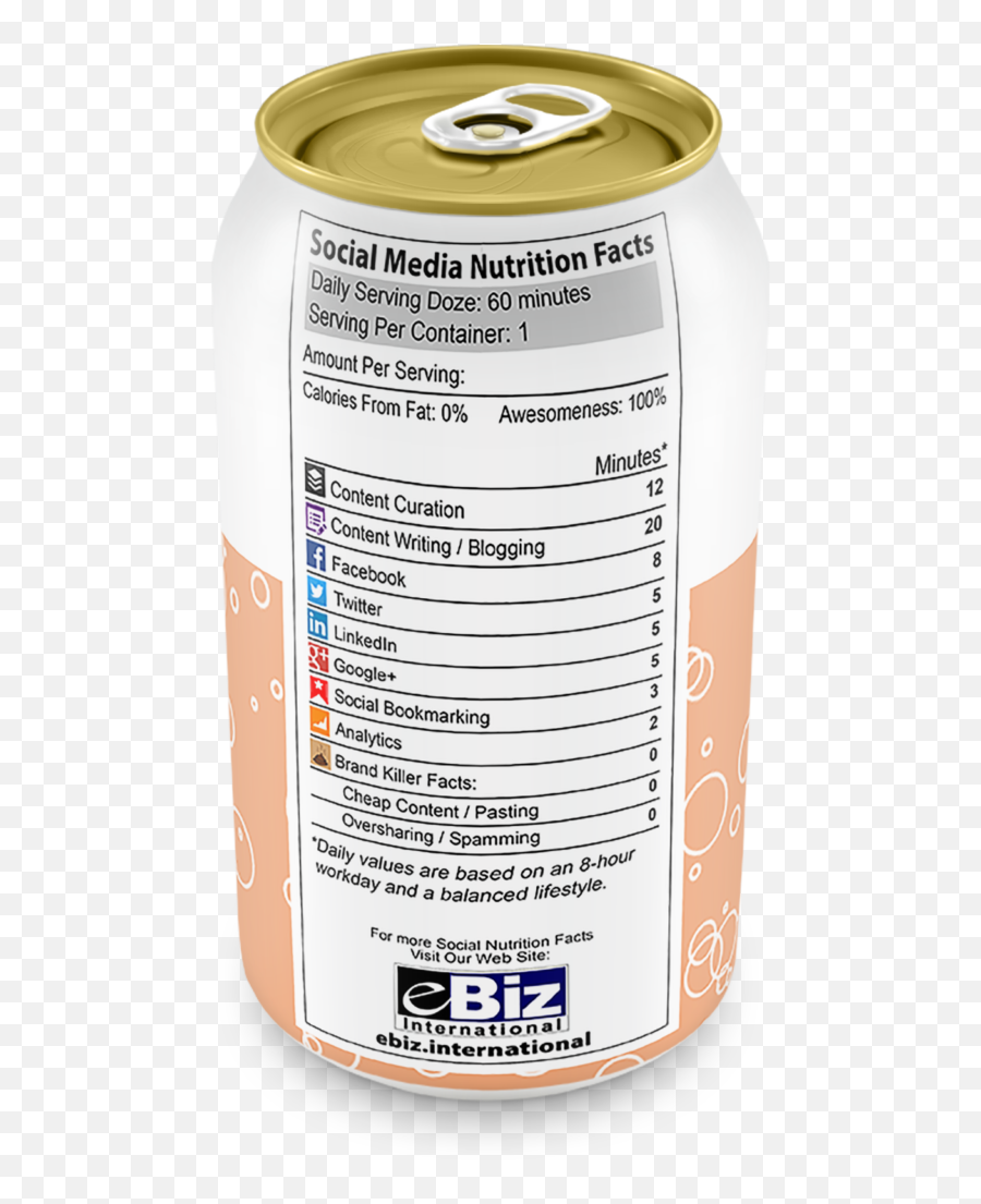 Social Media Management Nutrition Facts Persist - Sports Drink Png,Nutrition Facts Png