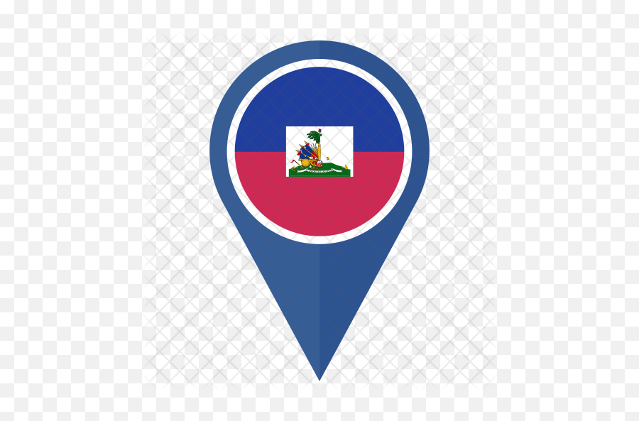 Haiti Flag Icon Of Flat Style - Map Pin Haiti Png,Haiti Flag Png