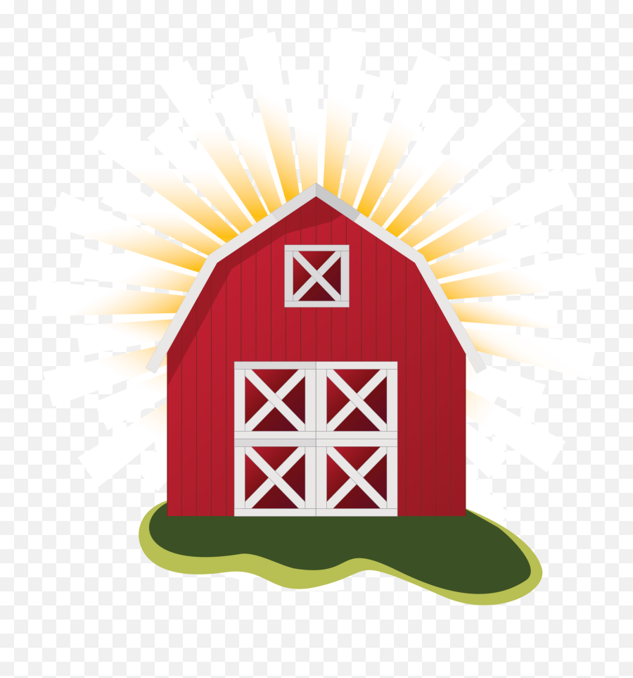 Hay Clipart Stacked Bales - Red Barn Clip Art Png,Hay Bale Png