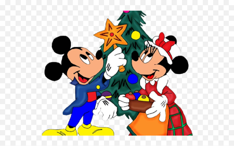 Mickey Mouse Clipart Christmas Tree - Png Download Full Christmas Mickey Png,Cartoon Christmas Tree Png