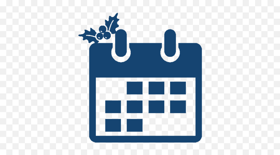 Holiday Collection Days And Facility Closings - Calendar White Calendar Icon Transparent Png,Calendar Clipart Transparent