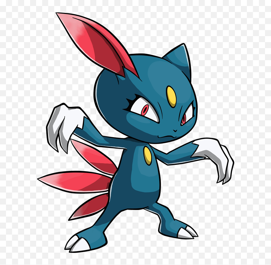 Sneasel Pokemon Png Transparent Cartoon - Jingfm Blue Cat Like Pokemon,Weasel Png