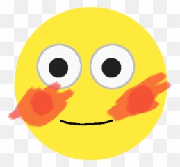 Pixilart - blush emoji by ReubenTheFreak Smiley png