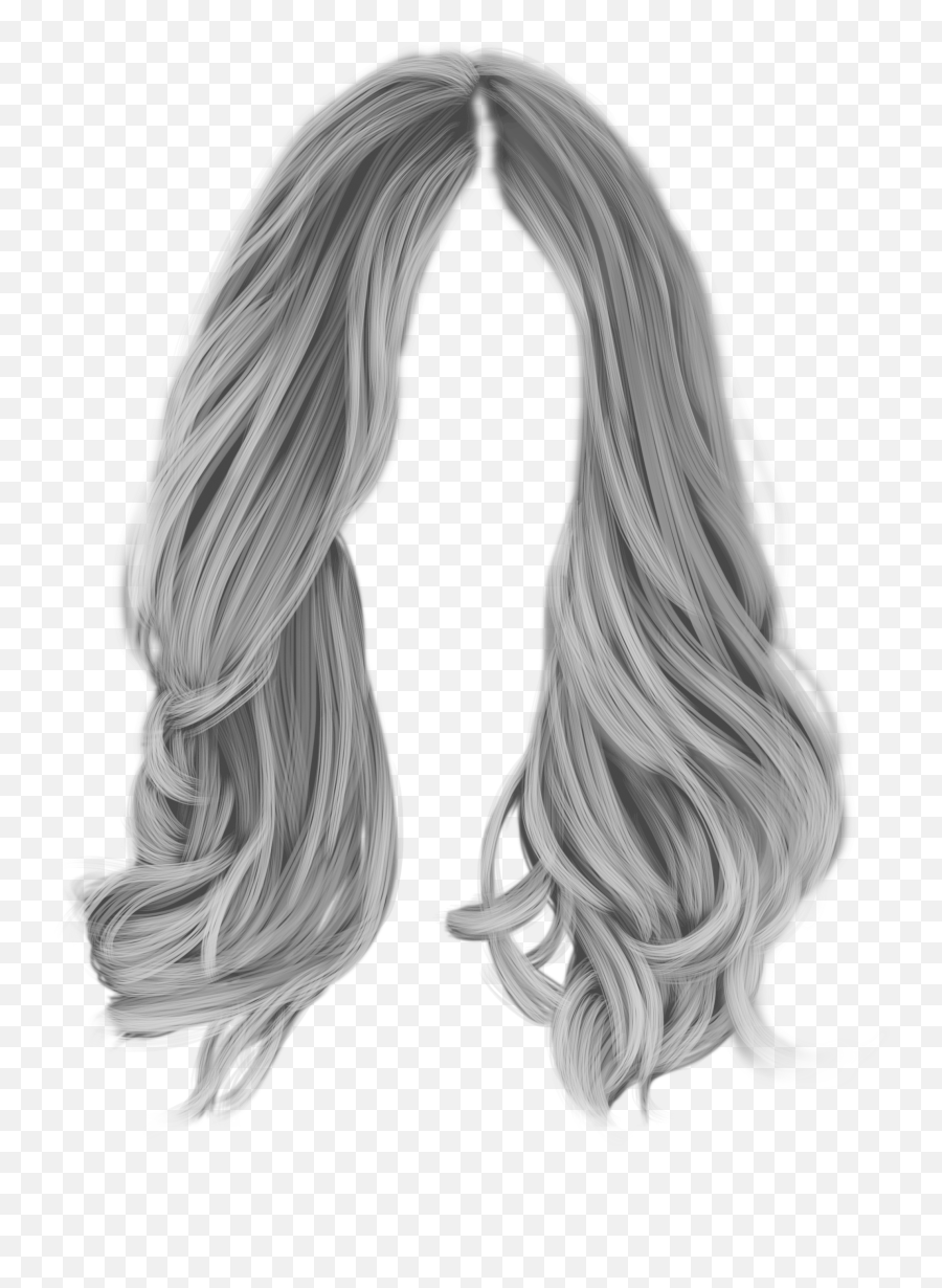 Download White Hair Png - White Wig Png,Hair Png