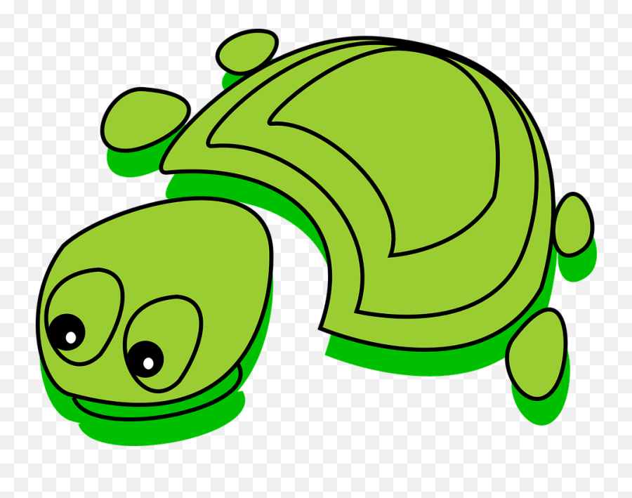 Turtle Green Funny - Free Vector Graphic On Pixabay Tortoise Cartoon Png,Turtle Clipart Png