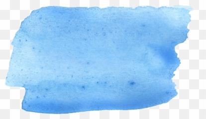23 Blue Watercolor Brush Stroke - Paint Transparent png