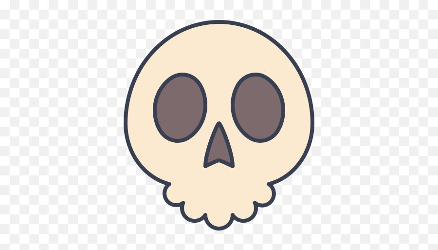 Cute Skull Free Icon Of Trick Or Treat - Cute Skull Icon Png,Skull Icon Png
