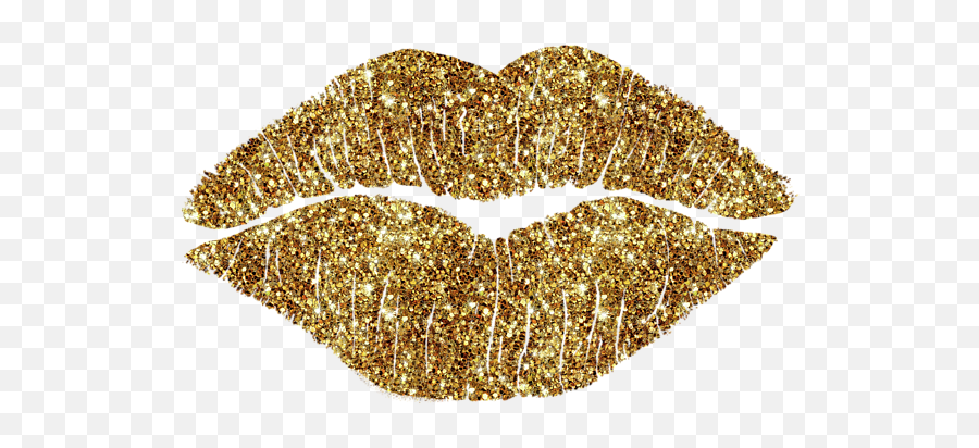 24 Karat Kiss Gold Lips Adult Pull - Gold Glitter Lips Png,Kissing Lips Png