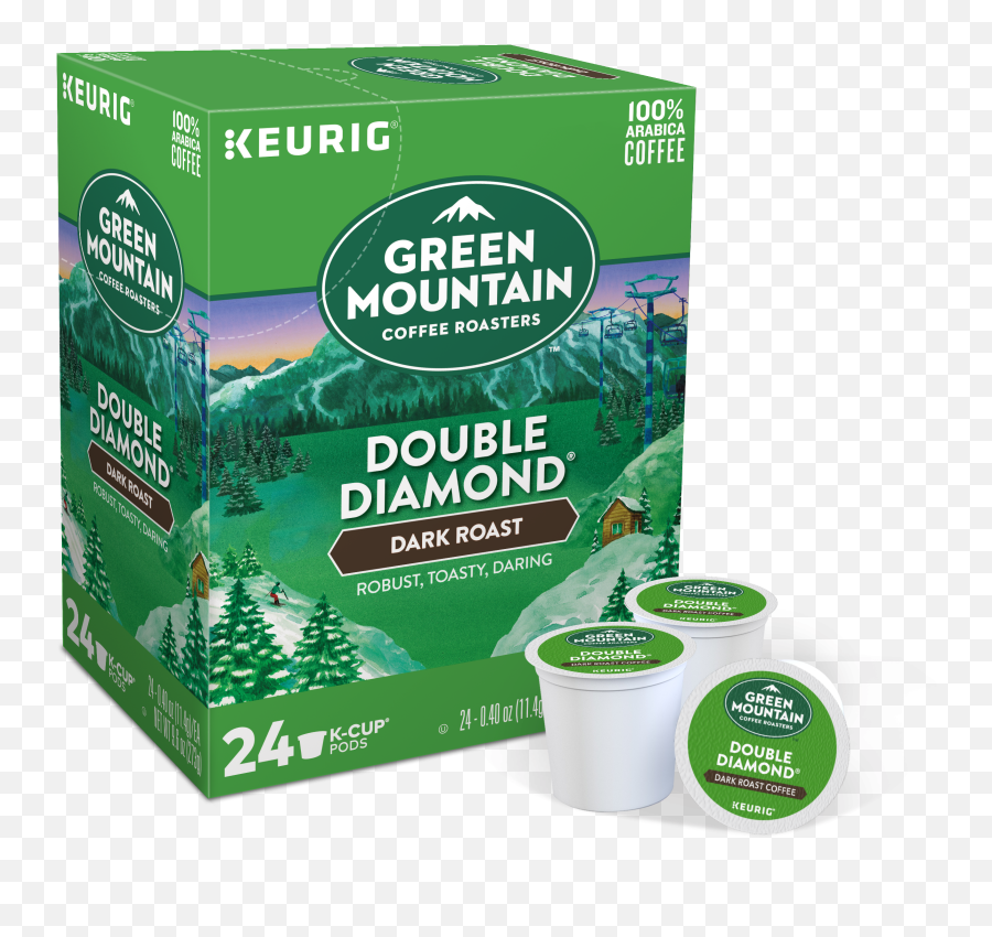 Download Green Mountain Extra Bold Double Black Diamond - Coffee K Cups Green Mountain Png,Keurig Png