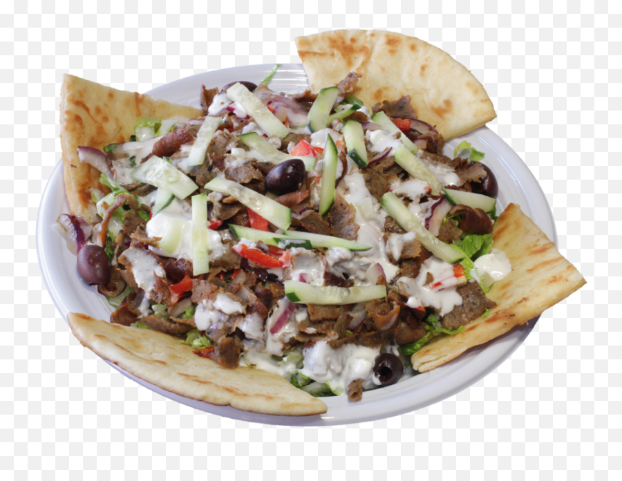 Download Greek Isle Salad W Gyros - Gyro Hd Png Download Shawarma Salad Png,Gyro Png