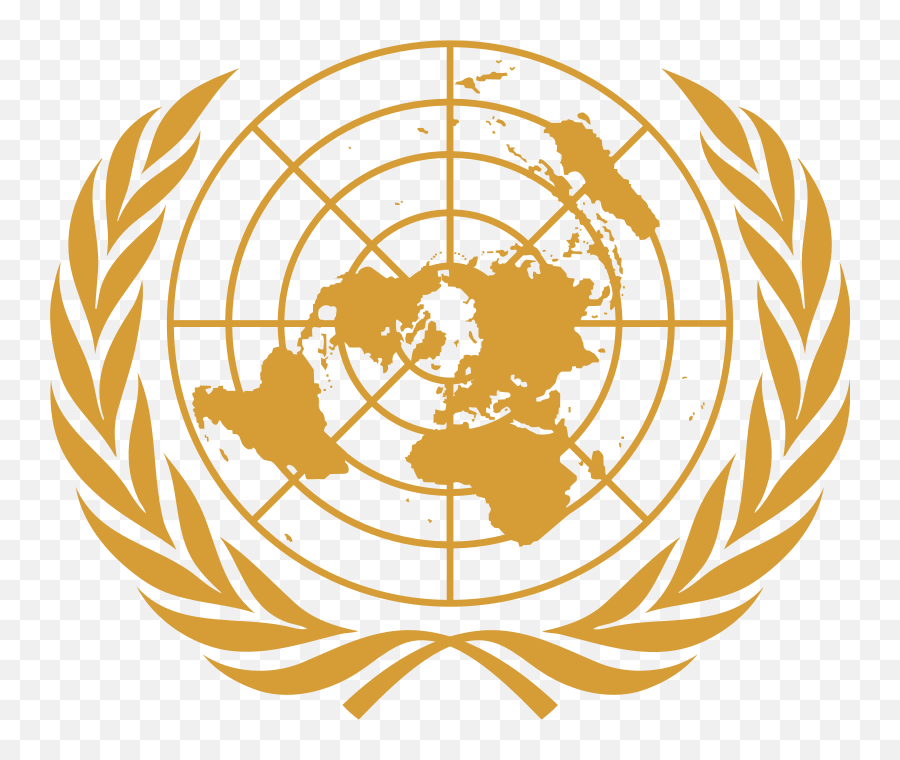 Un Emblem Gold - High Resolution Un Logo Png,Nations Logo