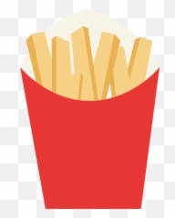 Fast Food French Cuisine Fried Chicken - Clipart French Fries Png,French Fries Transparent