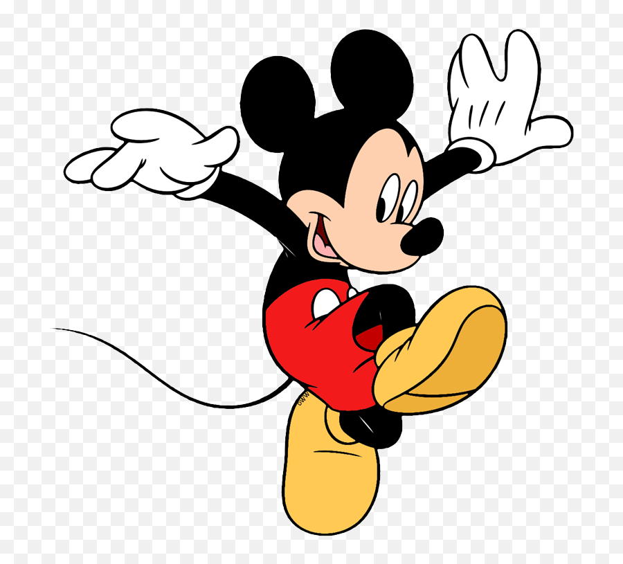 Mickey Mouse Disneyland Clip Art - Mickey Mouse Jumping Clipart Png,Mickey Mouse Clipart Png
