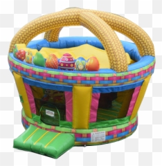 Easter Basket Activity Center Premier Bounce N Slide - Inflatable Png,Easter Basket Png