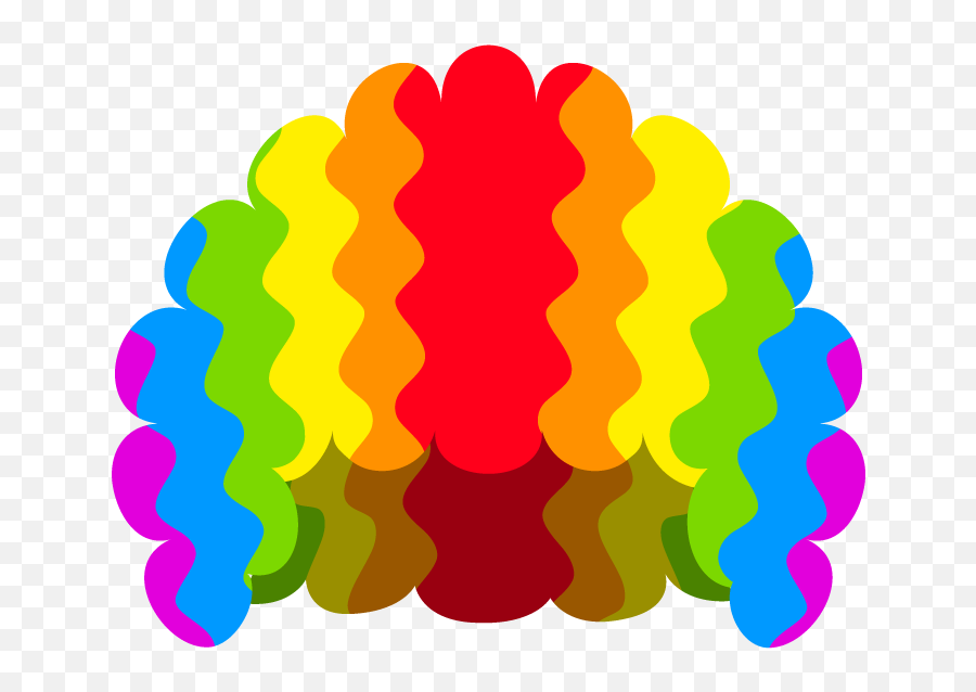 Clown Wig Png Transparent