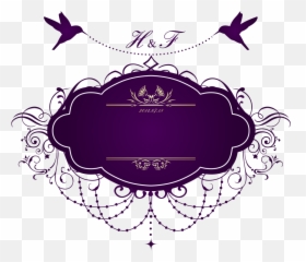 T - Border Wedding Invitation Card Logo png