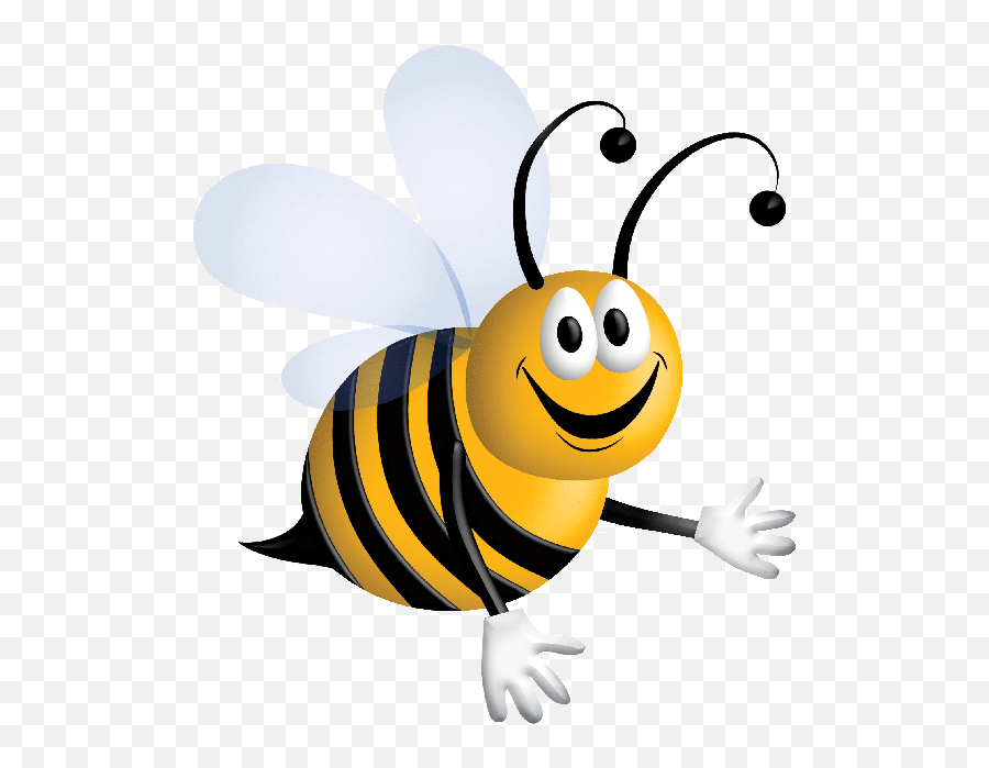 Clipart Crown Bee Transparent - Animated Bee Clipart Gif Png,Transparent Bee