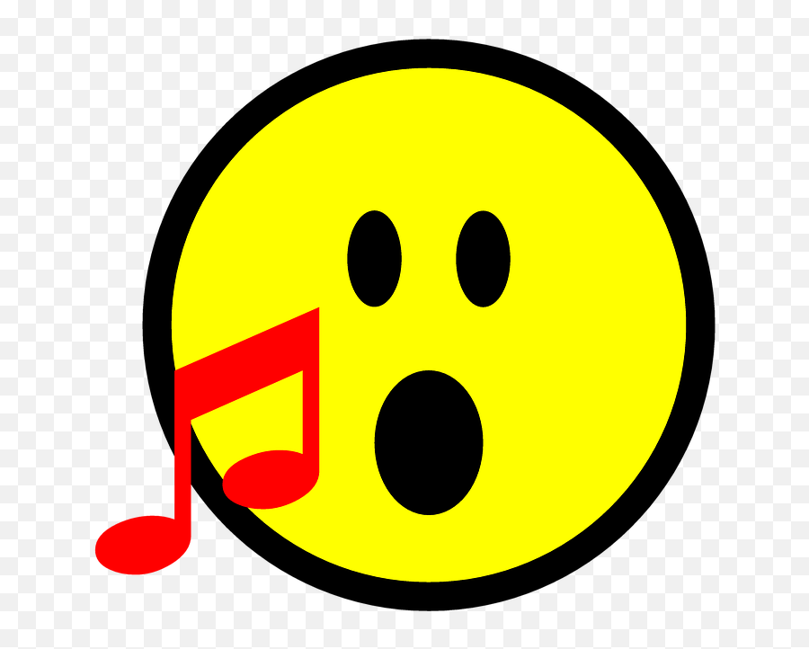 Emoji Sing Singing Icon Emoticon - Singing Emoji Png,Happy Emoji Transparent