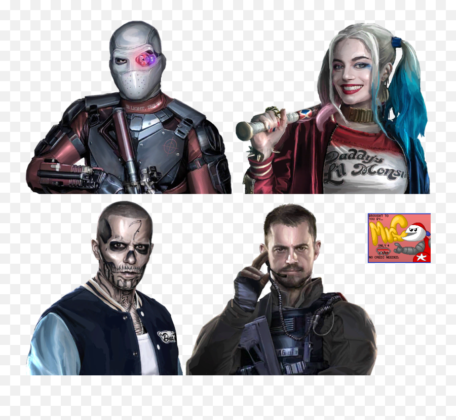 Mobile - Suicide Squad Special Ops Character Portraits Suicide Squad Special Ops Png,Suicide Squad Png