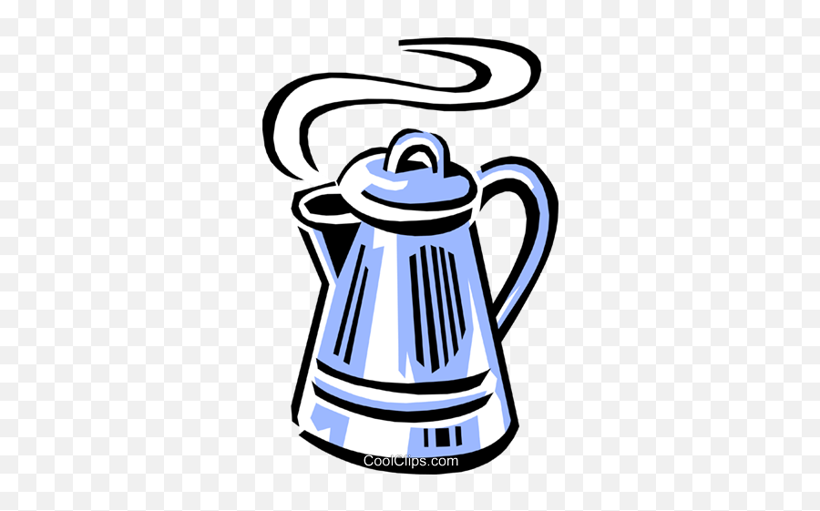 Coffee Pot Royalty Free Vector Clip Art Illustration - Coffee Pot Clip Art Png,Coffee Pot Png