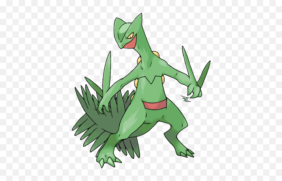 Pokemon Sceptile Transparent Png Image - Hoenn Region Pokemon Drawing,Sceptile Png