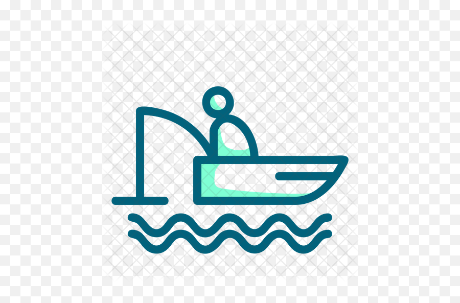 Fishing Boat Icon - Ferry Boat Outline Png,Fishing Boat Png