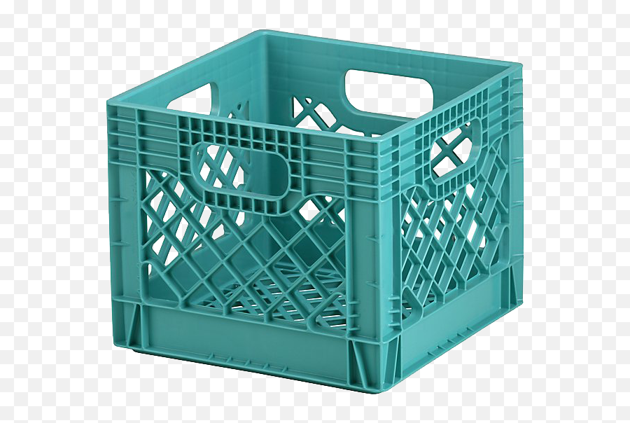 Aqua Milk Crate - Milk Crates Png,Crate Png