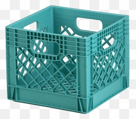 Aqua Milk Crate - Milk Crates Png,Crate Png