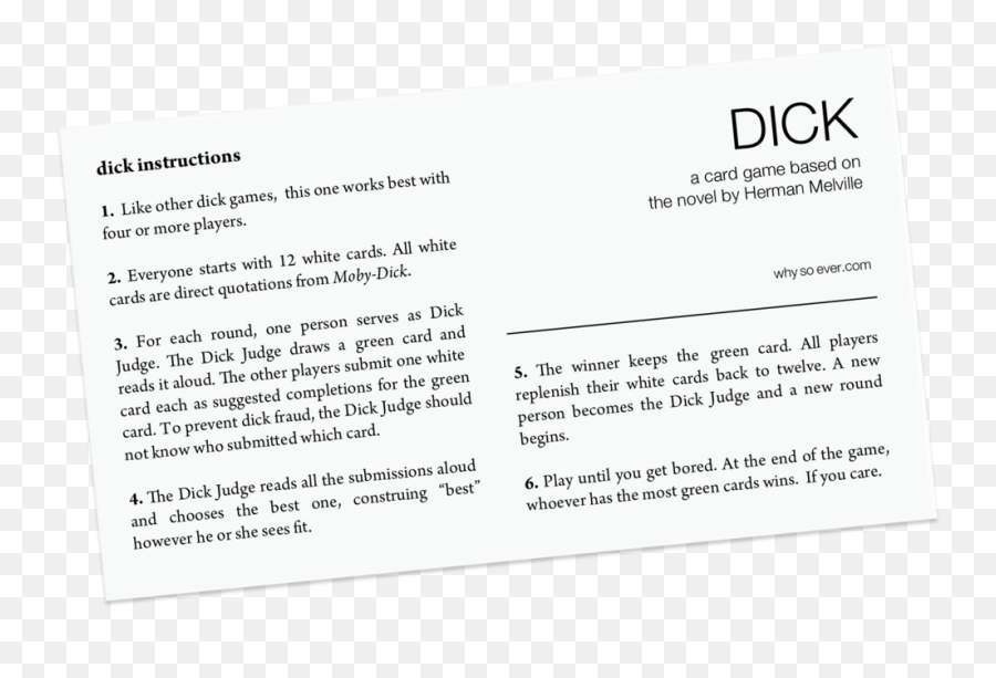 Dick A Card Game Based - Dot Png,Transparent Dick