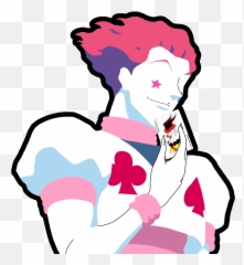 Hisoka Oc - Hunter X Stickers png
