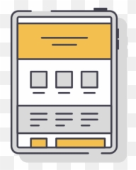 Ui Ux Web Design Responsive Layout Tablet Free Icon Of - Vertical png