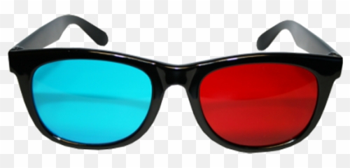 Glasses Png Images Cartoon Mlg - Free Red Cyan 3d