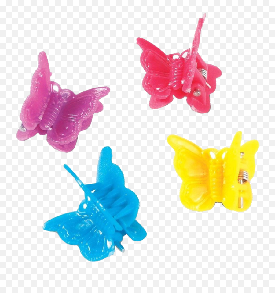 Free To Use Butterfly Clips - 90s Butterfly Hair Pin Png,Butterfly Transparent