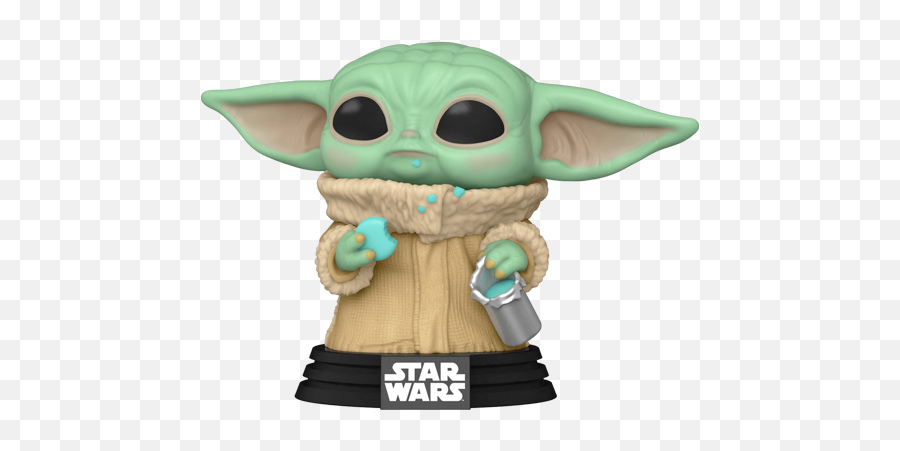 Funko Pop Star Wars The Mandalorian - The Child With Funko Pop Grogu With Cookies Png,Pop Icon